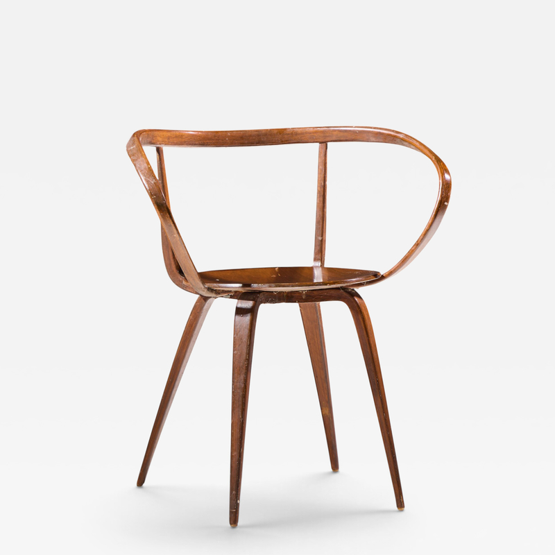 George Nelson George Nelson for Herman Miller Model 5890 Mid Century Pretzel Dining Chair