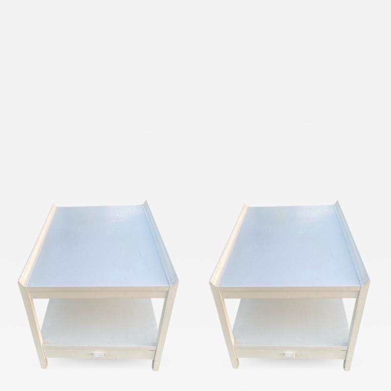 George Nelson MID CENTURY PAIR OF NIGHTSTANDS WITH DRAWER
