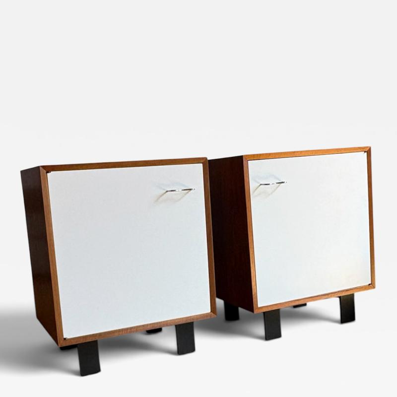 George Nelson Pair of George Nelson 1960s Cabinets for Herman Miller