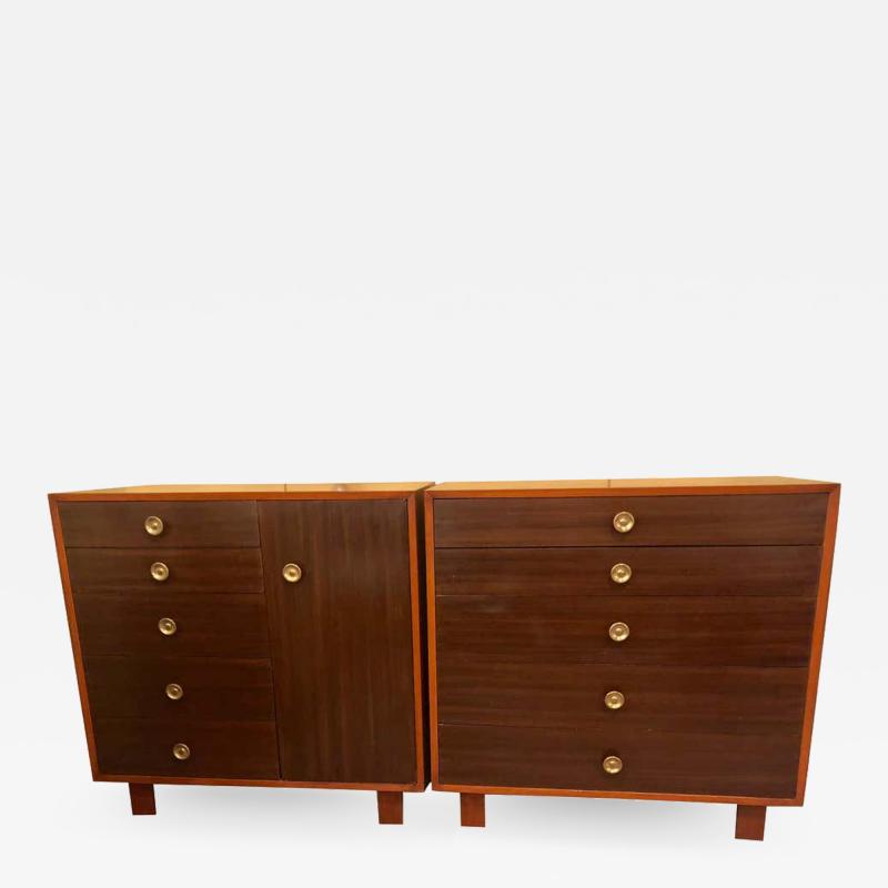 Pair Of George Nelson Design For Herman Miller Chests Dressers