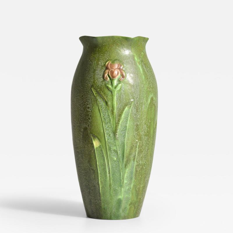 George Prentiss Kendrick Rare George P Kendrick for Grueby Multi Colored Vase