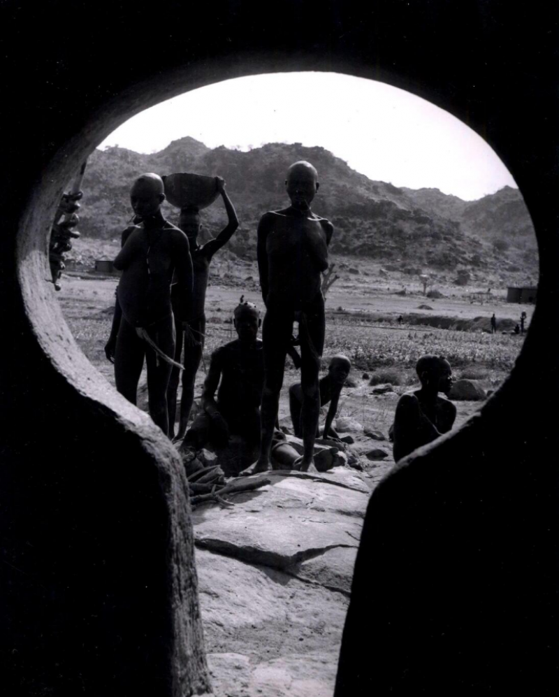 George Rodger Kordofan Keyhole Doorway looking out Mesakin Qusar Region Sudan 1949