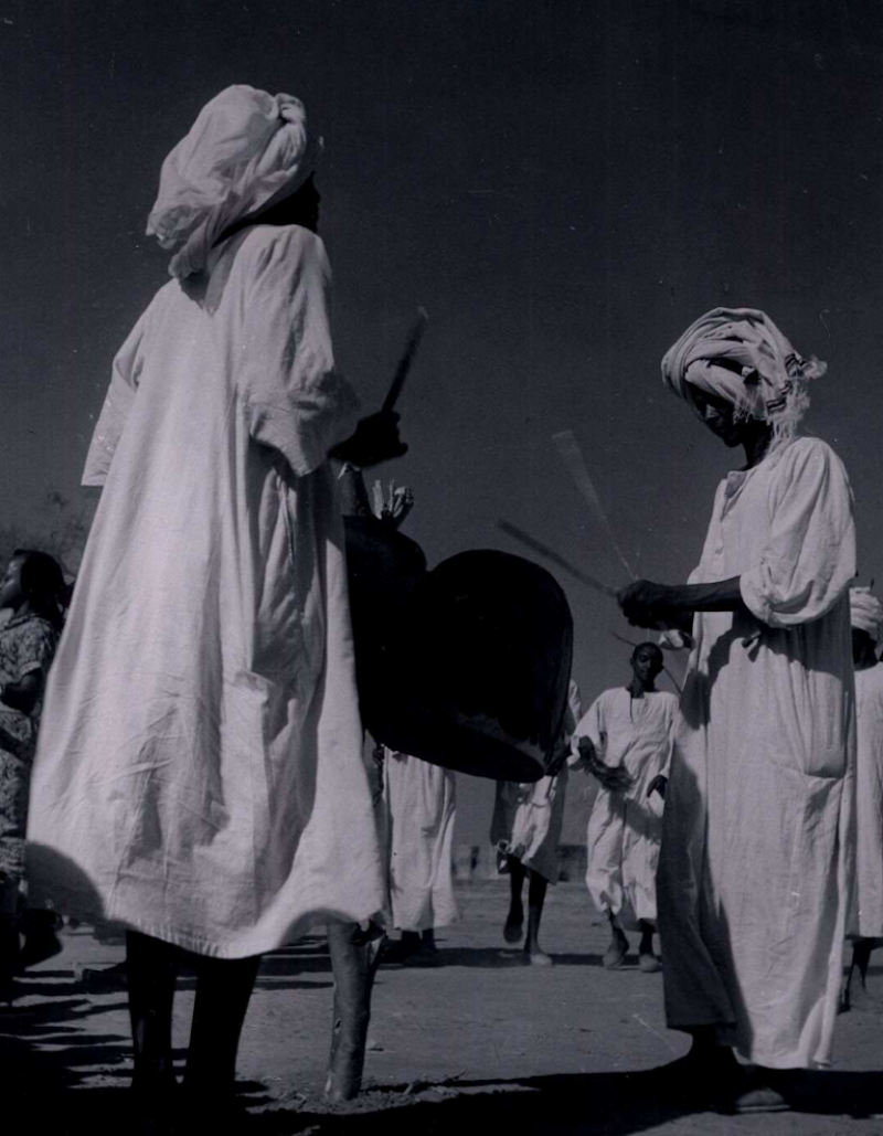 George Rodger Kordofan Two Drummers from the Aulad Himeid Sudan 1949