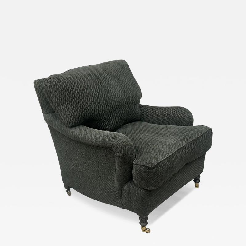 George Smith George Smith Fully Upholstered Roll Arm Club Chair