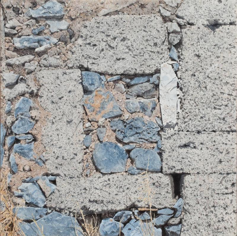 George Tzannes Ancient Wall with Stone filled Window 1997