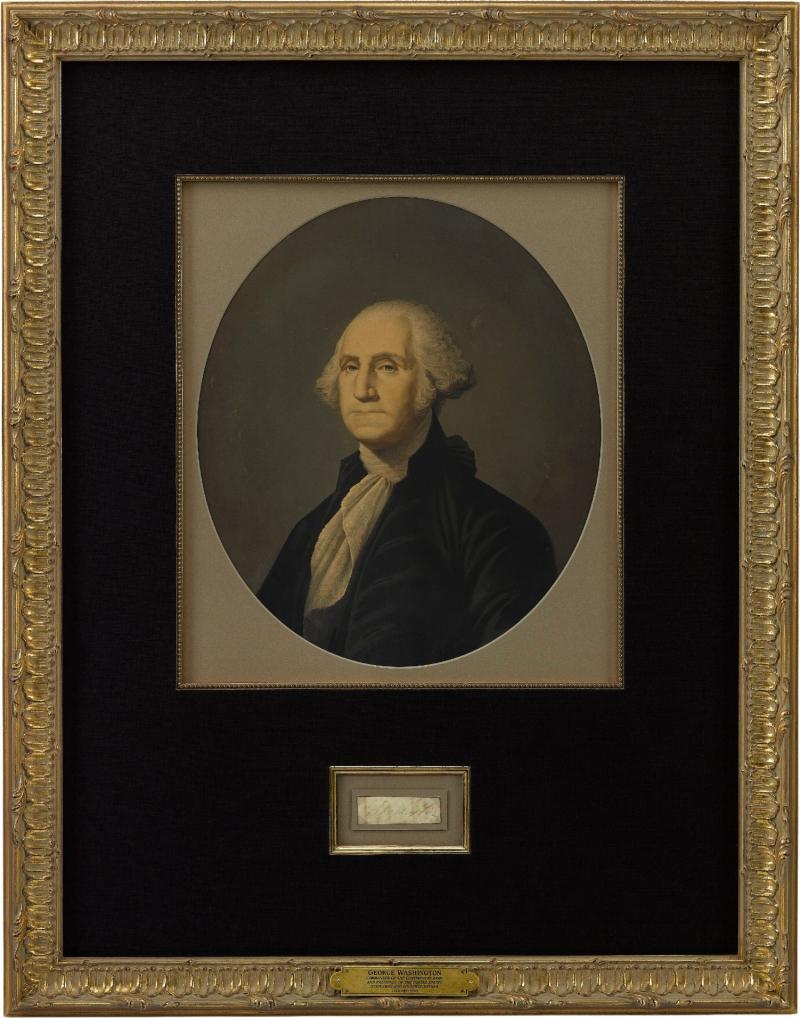 George Washington George Washington Signature Collage