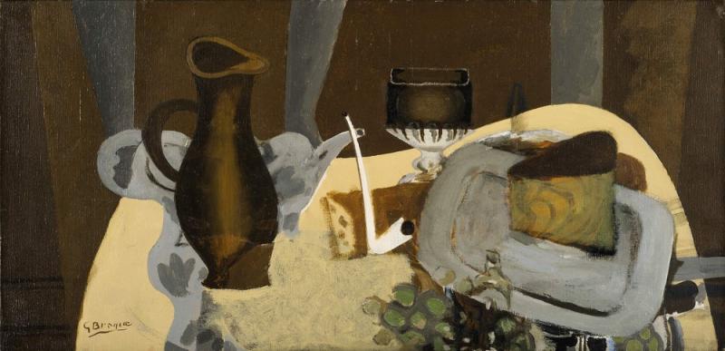 Georges Braque Nature morte la pipe