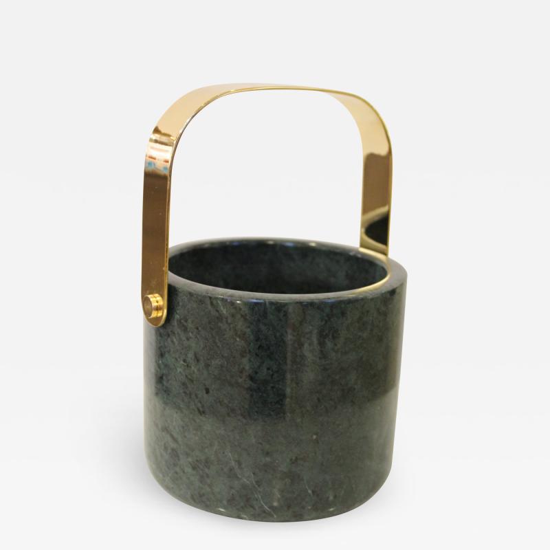 Georges Briard Georges Briard Marble And Brass Ice Bucket