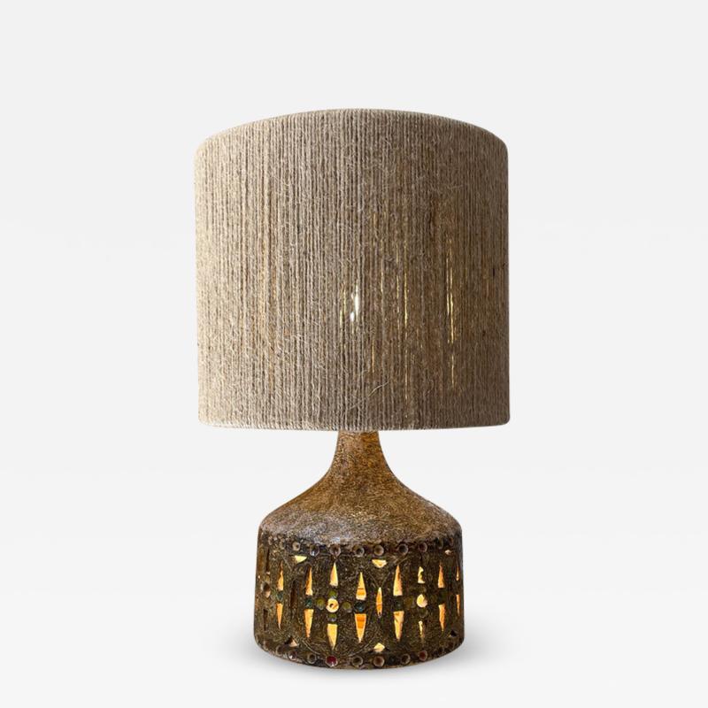 Georges Pelletier Mid Century Modern Ceramic Table Lamp by Georges Pelletier