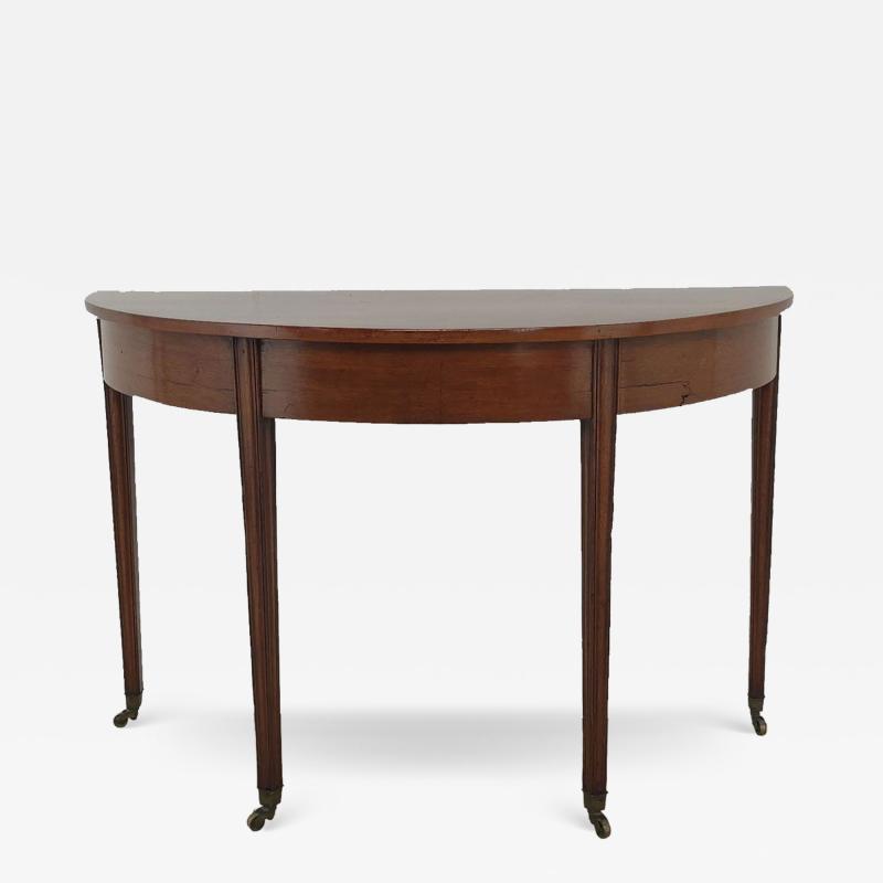 Georgian Demi Lune table England circa 1800