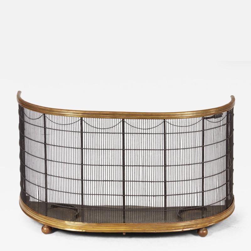 Georgian Demilune Fireguard 44 wide