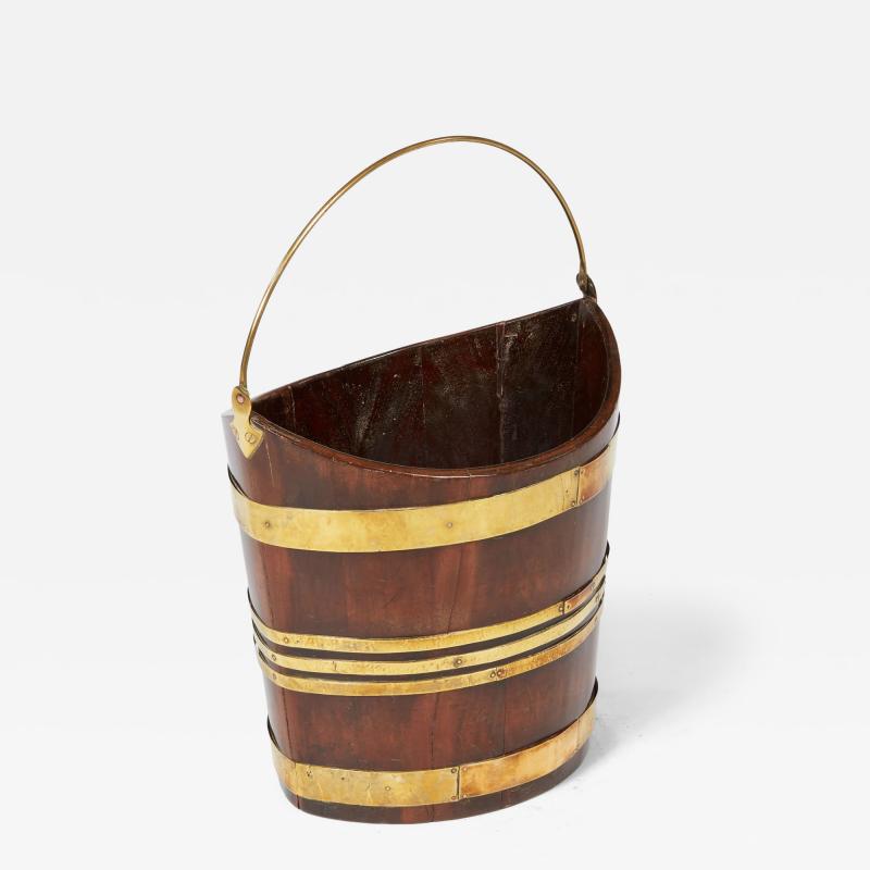 Georgian Mahogany Boat Shaped Bucket