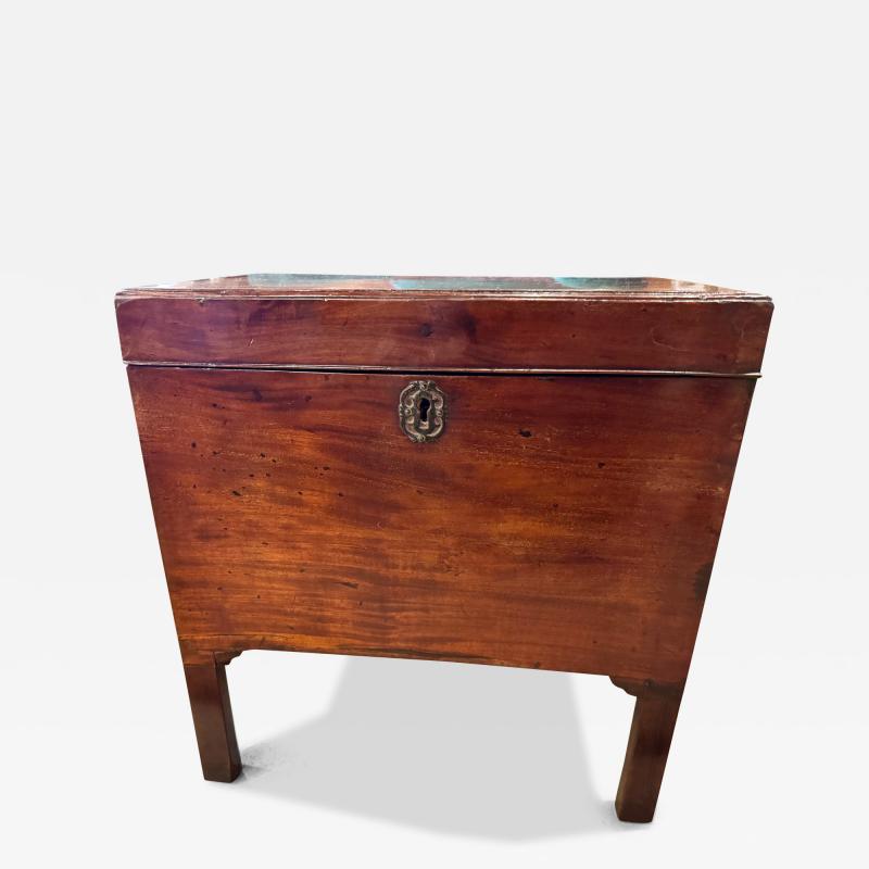 Georgian Mahogany Wine Cooler or Cellarette