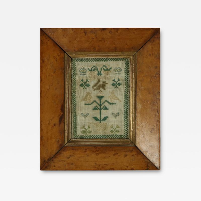 Georgian Miniature Sampler circa 1830