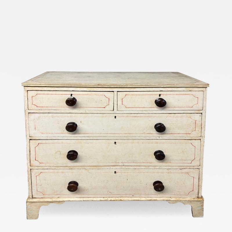 Georgian Painted Chest Of Drawers