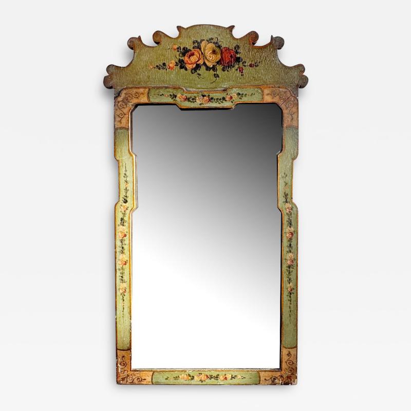 Georgian Painted and Gilt Wall Mirror