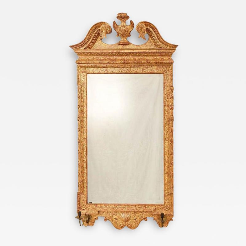 Georgian Palladian Giltwood Mirror