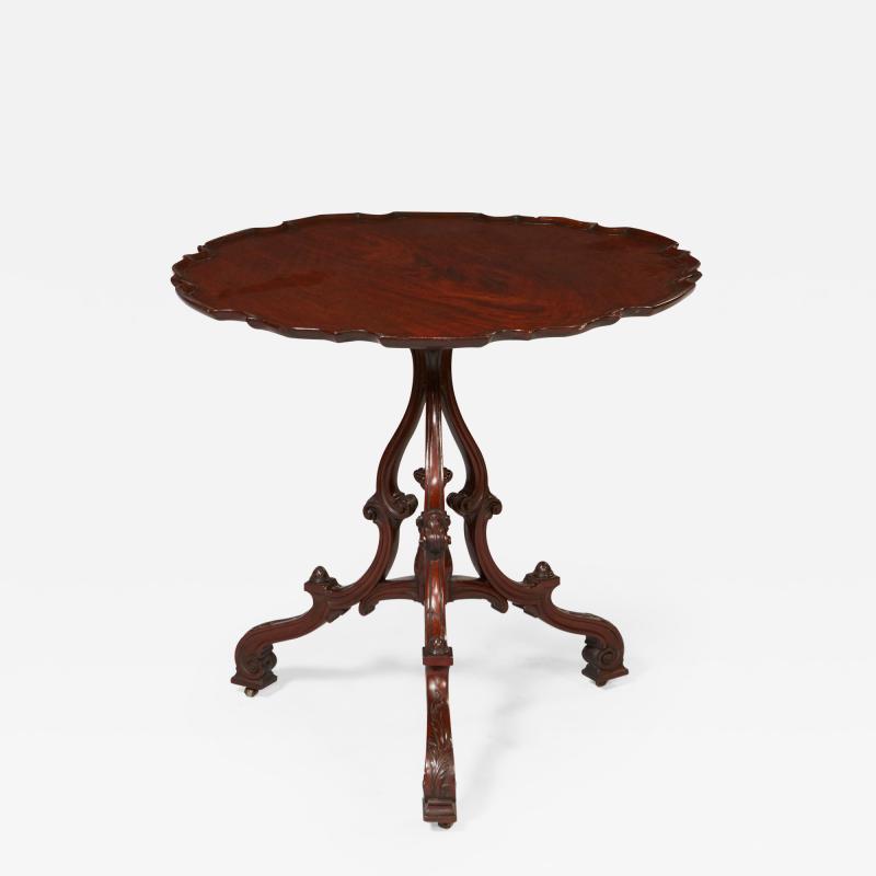 Georgian Scallop Top Tea Table