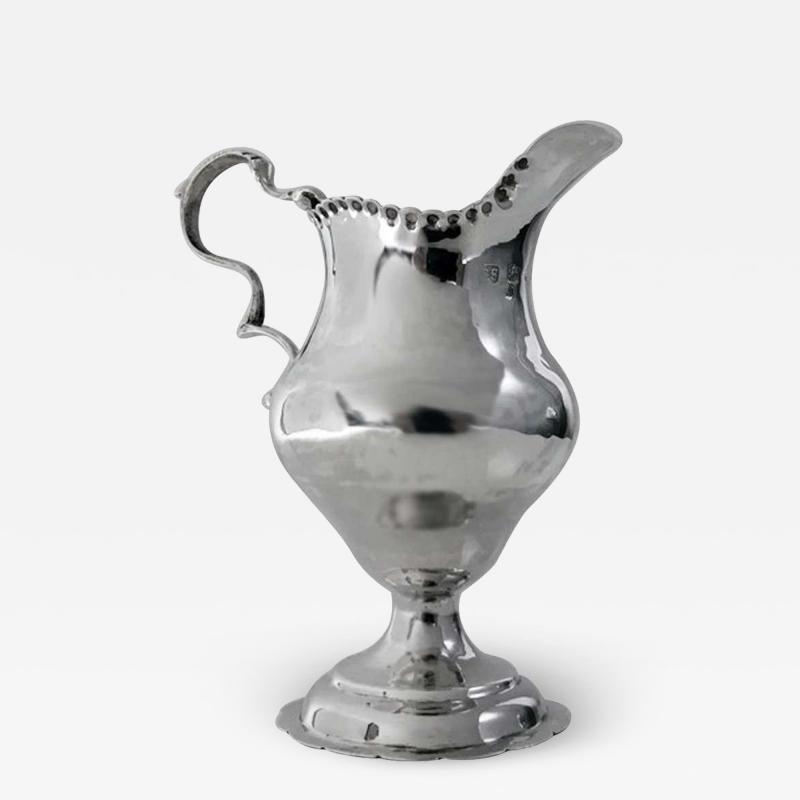 Georgian Silver Cream Jug London 1778 George Smith