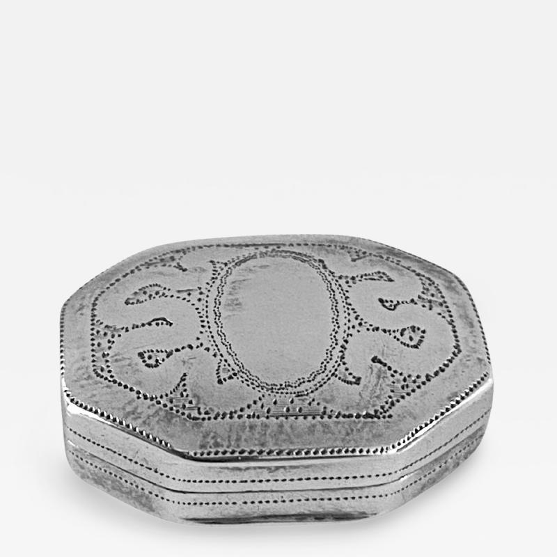 Georgian Silver Vinaigrette very small in size Joseph Willmore Birmingham 1814