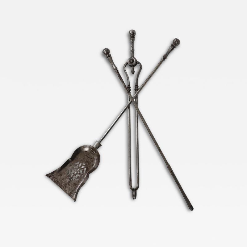 Georgian Steel Fire Tools