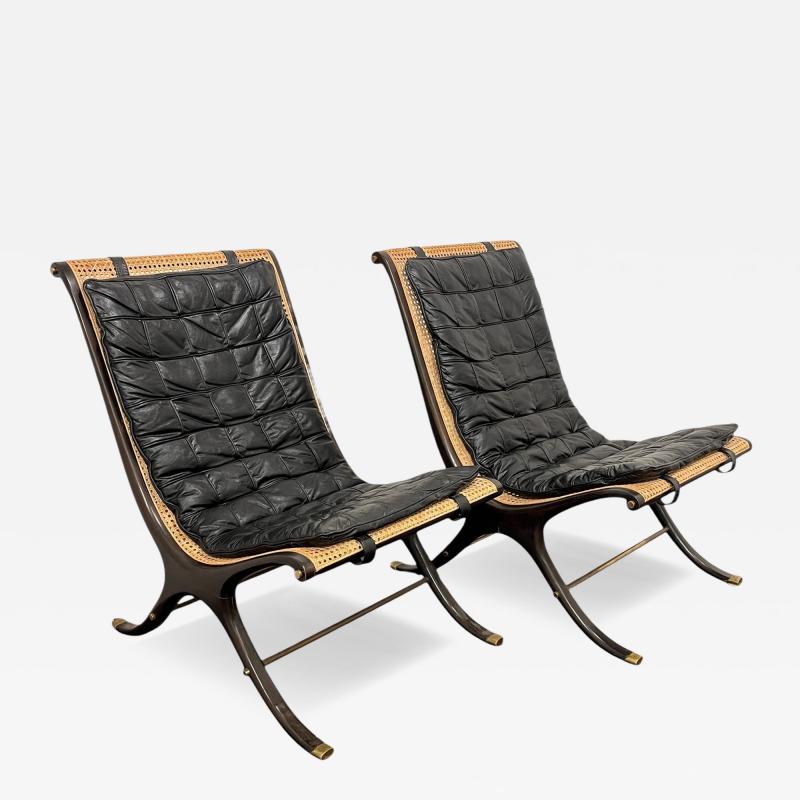 Gerald Jerome Pair Gerald Jerome Lounge Chairs for Heritage Furniture