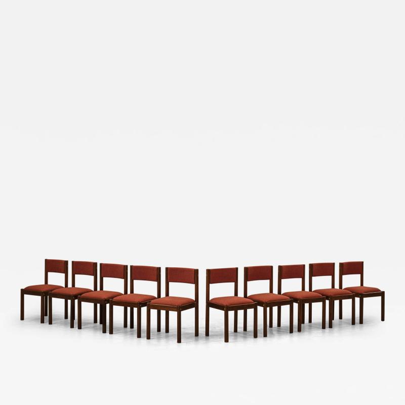 Geraldo de Barros Set of 10 Dining Chairs by Geraldo de Barros Mid Century Modern Design