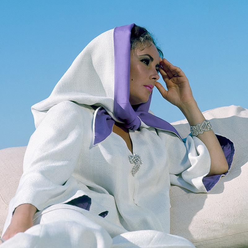 Gered Mankowitz Elizabeth Taylor on set of Boom 