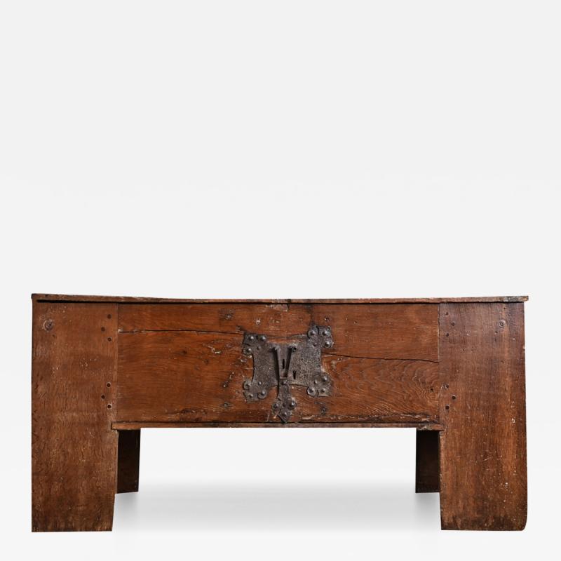 German 16th Century Oak Coffer