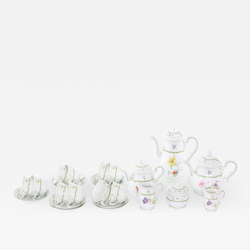 German Porcelain Tea Coffee Service For Ten