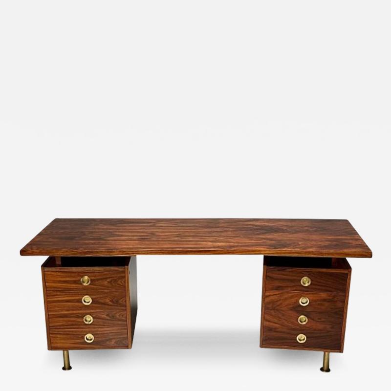 Geroge Coslin Arredamenti Italian Mid Century Modern Writing Desk Rosewood