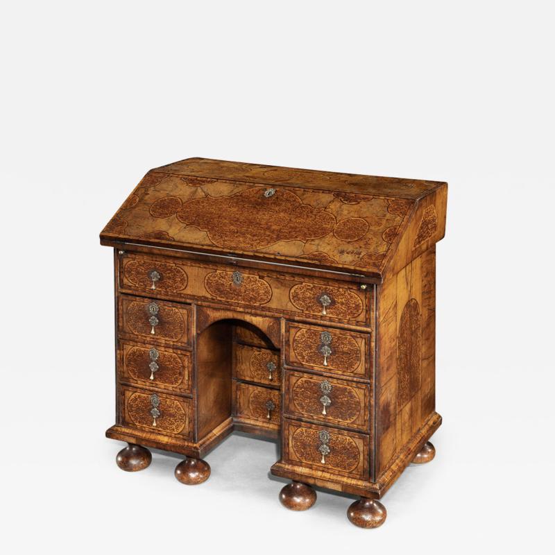 Gerrit Jensen A FINE WILLIAM AND MARY SEAWEED MARQUETRY BUREAU POSSIBLY BY GERRIT JENSEN