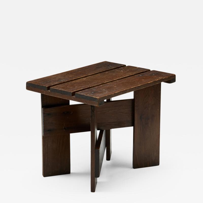 Gerrit Rietveld Crate Stool attributed to Gerrit Rietveld 1930s