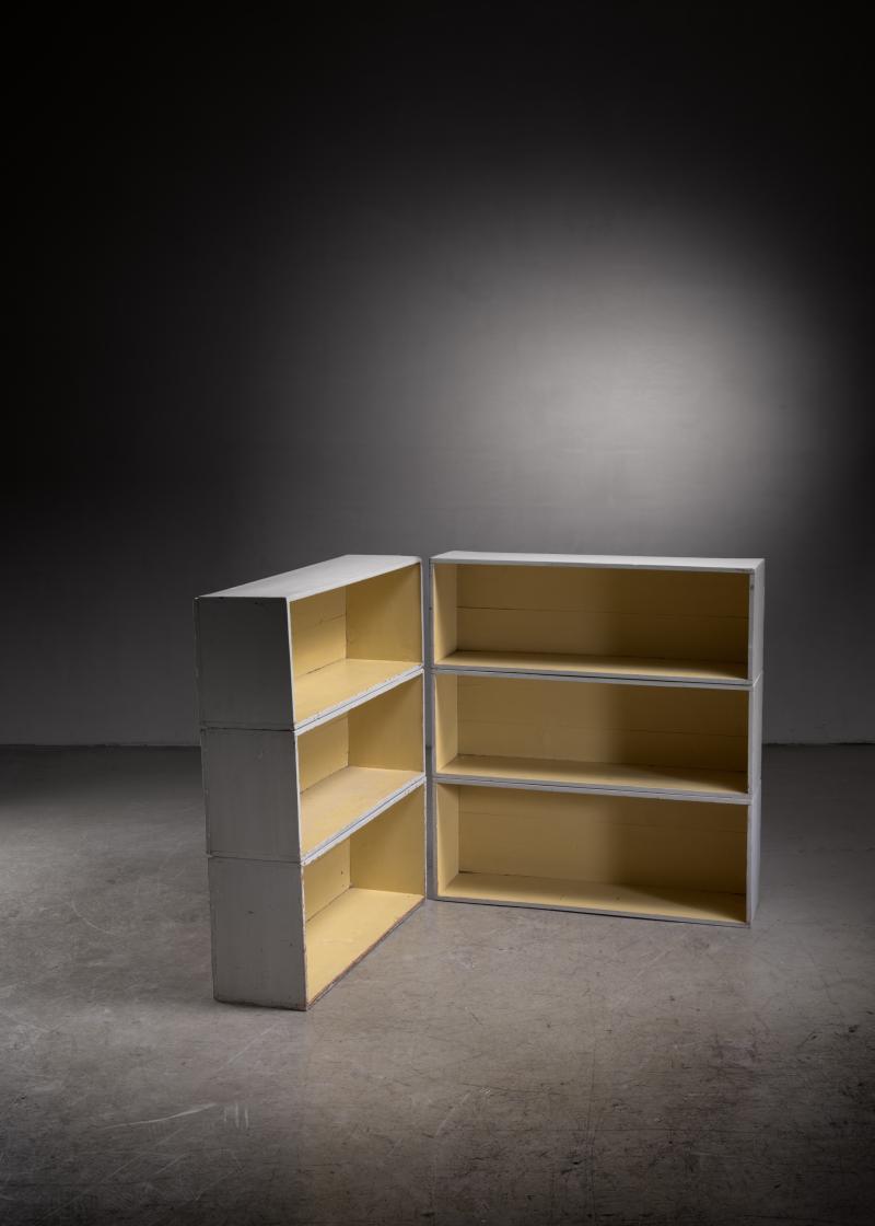 Modular Timber Storage Gerrit Rietveld - Modular minimalist wood storage system