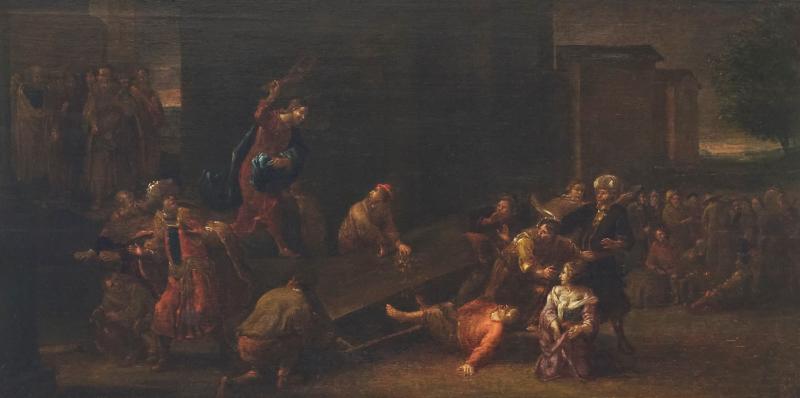 Gerrit Willemsz Horst The Cleansing of the Temple