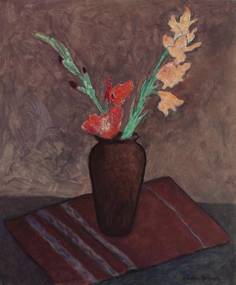 Gershon Benjamin Gladioli Still Life 