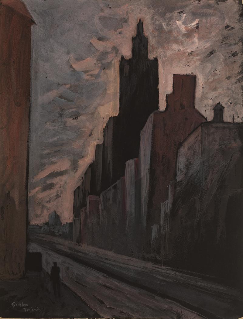 Gershon Benjamin Sunset in the City 