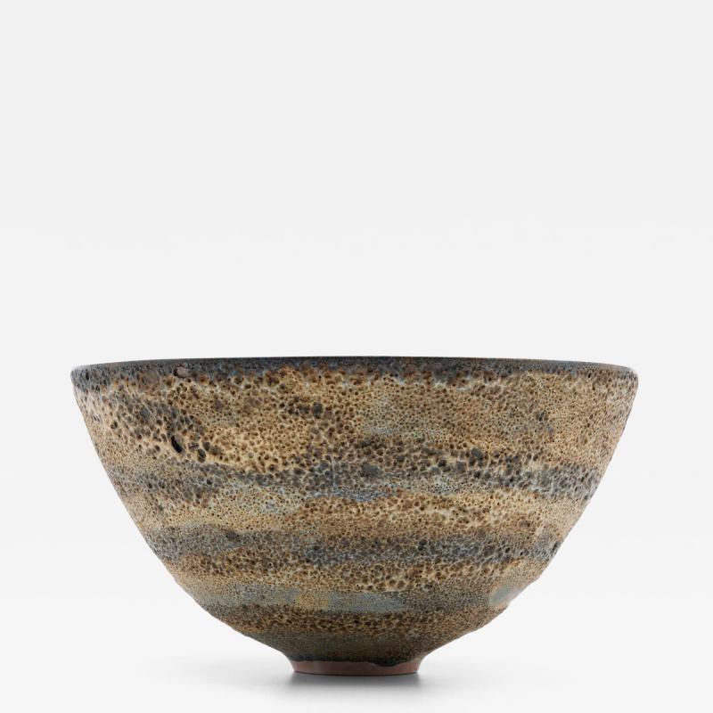 Gertrud Otto Natzler Gertrud and Otto Natzler Large Volcanic Bowl 1955c 