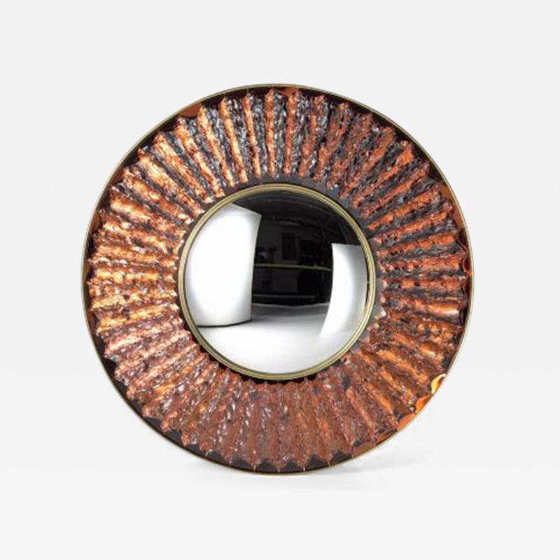 Ghir Studio The Convex Studio Mirror in Amber by Ghiro