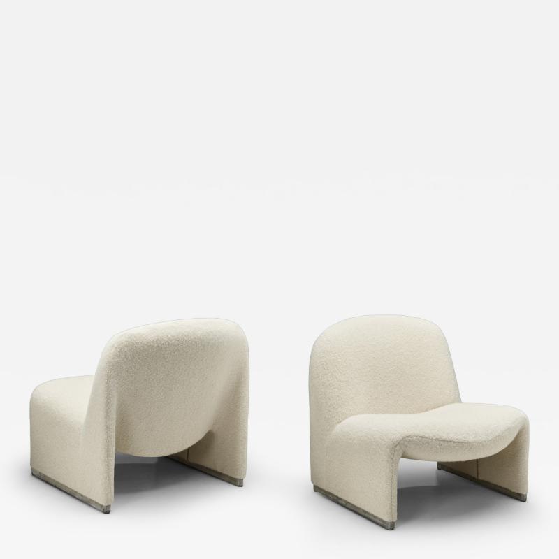 Giancarlo Piretti Pair of Giancarlo Piretti Alky Lounge Chairs for Anonima Castelli Italy 1970