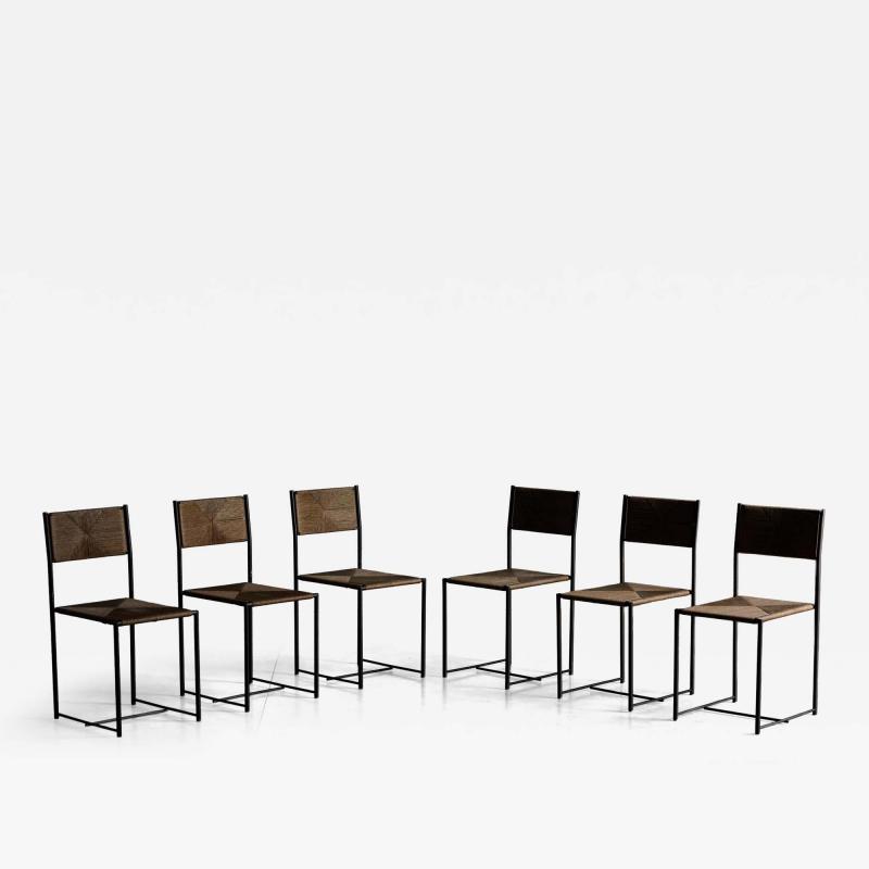 Giandomenico Belotti Paludis Dining Chairs by Giandomenico Belotti for Alias Italy 1980s