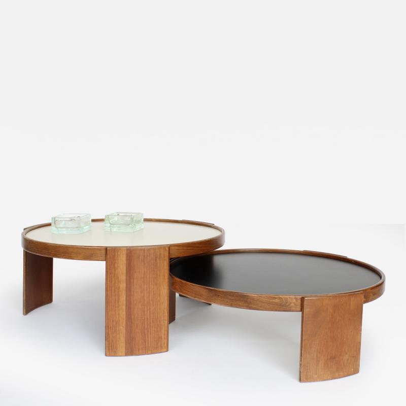Gianfranco Frattini Gianfranco Frattini for Cassina Pair of Coffee Tables for Cassina Model 783
