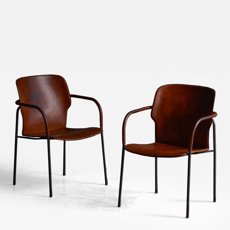 Gianfranco Frattini Lalanda Armchairs by Gianfranco Frattini Spain 1980s