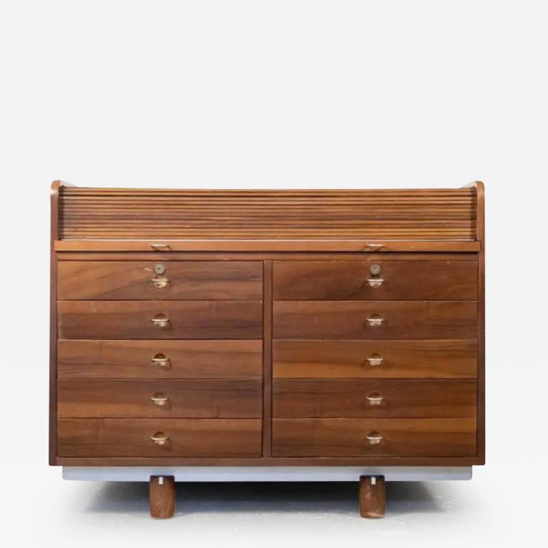 Gianfranco Frattini Mid Century Modern Chest Desk by Gianfranco Frattini for Bernini