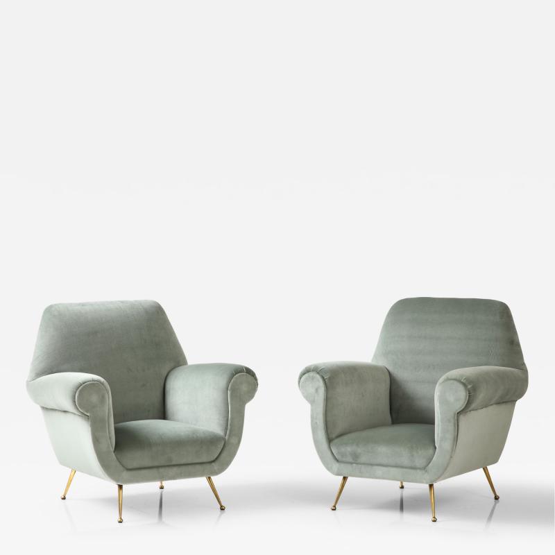 Gigi Radice 1950s Modernist Lounge Chairs By Gigi Radice