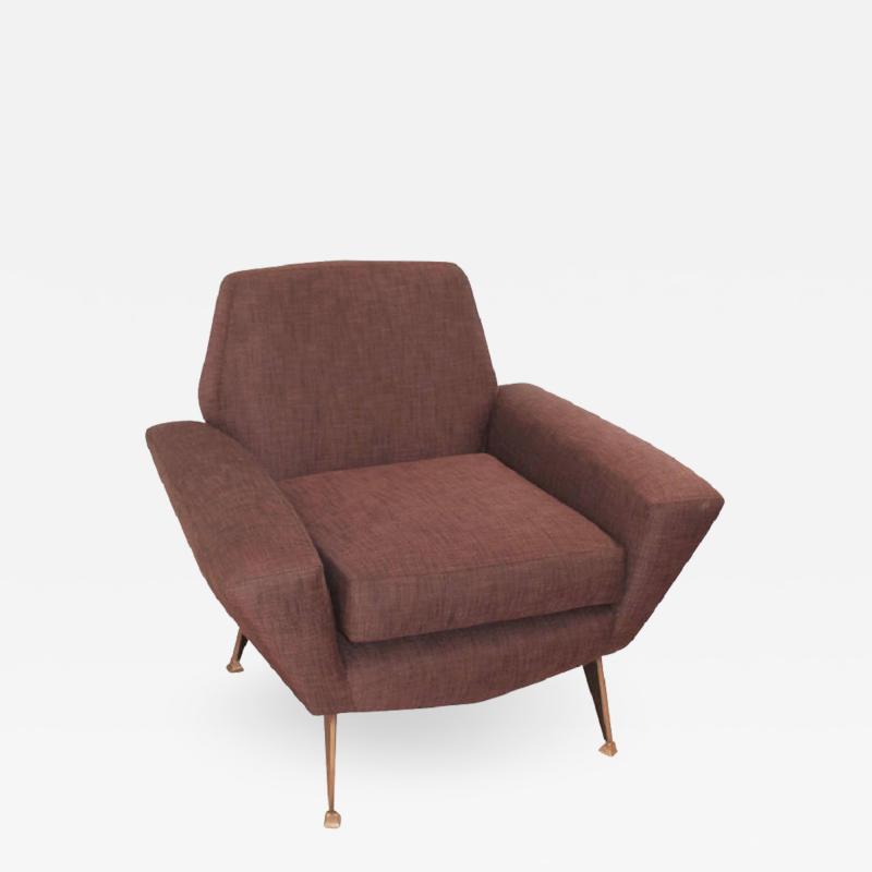 Gigi Radice Italian Mid Century Lounge Chair Attributed to Radice