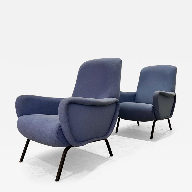 Gigi Radice Pair of Italian Gigi Radice Armchairs made by Minotti 1960 Italy