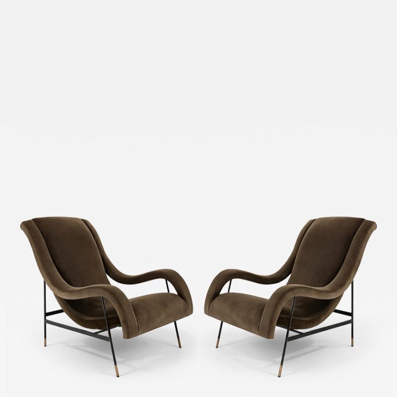 Gigi Radice Rare pair of armchairs