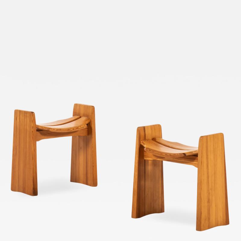 Gilbert Marklund Stools Produced by Furusnickarn AB