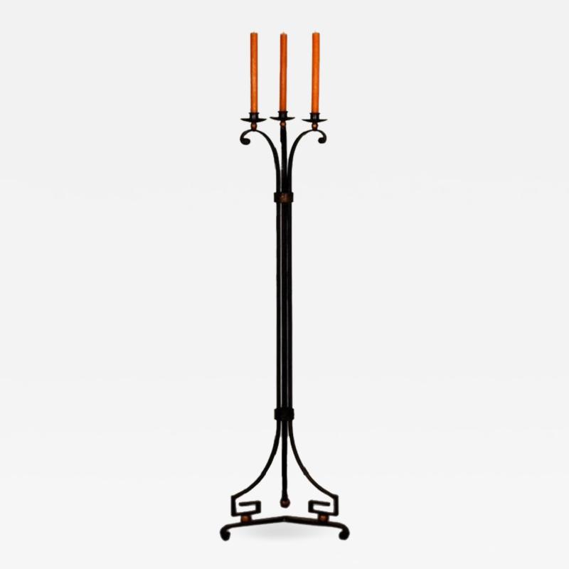 Gilbert Poillerat Exceptional French Candelabra in the style of Gilbert Poillerat